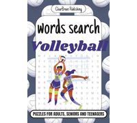 Volleyball Word Search for Sports Fans: Challenging and Fun Volleyball Word Search Puzzle Book for Adults and Teens - Brain Games and Relaxing Sports Activities for Volleyball Lovers