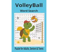 VolleyBall word search puzzle book: Word Search with Easy to Read Print about Volleyballs, Volleyball lover, Volleyball net and More | 6x9 inches, 110 ... Gift for Vacations, Holidays and Free Times