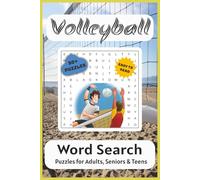 Volleyball Word Search Puzzle Book: Word Searches with Easy to Read Print about Volleyball, Beach Volleyball, Tournaments and More | 6x9 inches, 110 ... (Quizz Chrizz Hobby Word Search Collection)