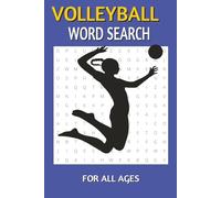 VolleyBall Word Search Puzzle Book: Word Searches with Easy to Read Print about VolleyBall, Sports, Beach fun and More | 6x9 inches, 110 pages, 50+ ... Gift for Vacation, Holidays, and Free Time