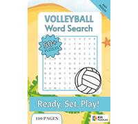 Volleyball Word Search Puzzle Book: Word Searches With Easy To Read Print About Volleyball, Sports, Club, And More | 6x9 inches, 110 pages | 50+ Puzzles … Gift For Vacations, Holidays And Free Times.