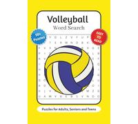 Volleyball Word Search Puzzle Book: Word Searches with Easy to Read Print about Volleyball Terms, Equipment, Plays and More | 6x9 inches, 110 pages | ... … Gift for Vacations, Holidays and Relaxation