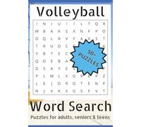 Volleyball Word Search Puzzle Book: Word Searches with Easy-to-Read Print about Volleyball, Volleyball Terminology, and More | 6X9 inches, 108 Pages | 50+ Puzzles … Gift for Vacations, Holidays and Free Times
