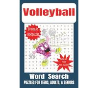 Volleyball Word Search Puzzle Book: Word Searches with easy-to-read Read Print and learn about Volleyball, Beach Volleyball, Sports, and More | 6x9 ... Holidays, Vacations, and Leisure times