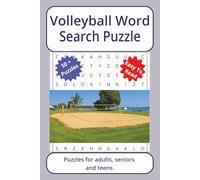 Volleyball Word Search Puzzle: Word searches about Volleyball, with easy to read print | 6 x 9 inches. 110 pages | 50+ puzzles _ Gifts for Vacations, Holidays.