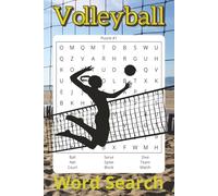 Volleyball Word Search: Volleyball Word Searches with Easy-to-Read Print about Volleyball, court games, general youth sports & more. Great fun for all ... for holidays, anxiety relief & relaxation.