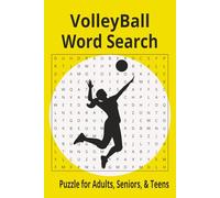 VolleyBall word search: Word Search with Easy to Read Print about Volleyballs, Volleyball lover, Volleyball net and More | 6x9 inches, 110 pages | 50+ ... Gift for Vacations, Holidays and Free Times