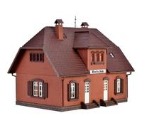 Vollmer 43570 H0 Pequeña Escuela de Pueblo, Blanco, Gris, Marrón