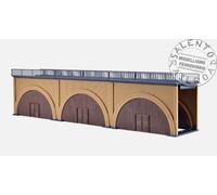 Vollmer 44500 Escala H0 1:87 Muro Con Sobre Elevada Con Arcos