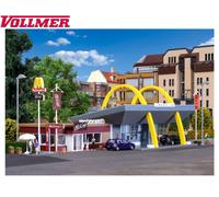 Vollmer H0 43635 McDonalds restaurante rápido con MCCafé - NUEVO + EMBALAJE O...