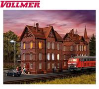 Vollmer H0 43806 Residencia ferroviaria con First - NUEVO + EMBALAJE ORIGINAL