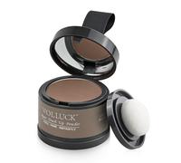 VOLLUCK Polvo Retocador de Raíces 4g - Cubre Canas y Zonas con Poco Cabello al Instante, Aplicación Fácil, Tamaño Compacto y Resultado Natural - Para Mujeres y Hombres (Castaño claro)