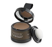 VOLLUCK Polvo Retocador de Raíces 4g - Cubre Canas y Zonas con Poco Cabello al Instante, Aplicación Fácil, Tamaño Compacto y Resultado Natural - Para Mujeres y Hombres (Castaño)