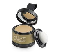 VOLLUCK Polvo Retocador de Raíces 4g - Cubre Canas y Zonas con Poco Cabello al Instante, Aplicación Fácil, Tamaño Compacto y Resultado Natural - Para Mujeres y Hombres (Rubio medio)