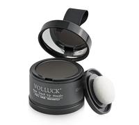 VOLLUCK Polvo Retocador de Raíces 4g - Cubre Canas y Zonas con Poco Cabello al Instante, Aplicación Fácil, Tamaño Compacto y Resultado Natural - Para Mujeres y Hombres (Gris)
