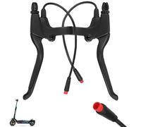 VOLOHAS 1 par de palancas de freno para scooter eléctrico SmartGyro Speedway/Rockway/Crossover, mango de freno de aleación de aluminio con conector impermeable de 2 polos, accesorios de repuesto