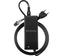 VOLOHAS 54,6V 2A Cargador con Conectores Hembra en Línea GX16 de 12 mm y 3 Pines para KuKirin G3 Pro,Kugoo M4/M4 Pro/Hitway H5/Speedway Mini 4 Pro Patinete Eléctrico, Cargador de Batería de Litio