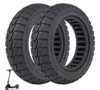 VOLOHAS 9,5 x 2,5 - 6,1 - Neumáticos sólidos de goma maciza de 9,5 pulgadas para NIU KQi3 Sport/Pro/Max Scooter eléctrico delantero o trasero, neumáticos de repuesto macizos de panal de abeja,