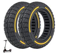 VOLOHAS 9,5 x 2,5 - 6,1 - Neumáticos sólidos de goma maciza de 9,5 pulgadas para NIU KQi3 Sport/Pro/Max Scooter eléctrico delantero o trasero, neumáticos de repuesto macizos de panal de abeja