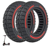 VOLOHAS 9,5 x 2,5 - 6,1 - Neumáticos sólidos de goma maciza de 9,5 pulgadas para NIU KQi3 Sport/Pro/Max Scooter eléctrico delantero o trasero, neumáticos de repuesto macizos de panal de abeja