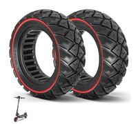 VOLOHAS 9x3,0-5,5 Neumáticos sólidos para Kukirin G2 pro, Zero 10X, Dualtron Eagle Pro Patinete eléctrico Neumáticos de repuesto de goma maciza Antideslizantes Todoterreno Neumáticos sólidos a prueba