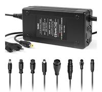 VOLOHAS Cargador de batería de litio de 54,6 V 2 A para Kukirin G2 Pro/Kukirin G2 Max, para Xiaomi 4 Ultra/5 Pro, cargador de batería de litio de 48 V de repuesto con conector de interfaz 9 en 1