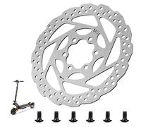 VOLOHAS Disco de freno de acero inoxidable con 6 agujeros para freno de disco unitario Rotor 140MM para Kukirin G2 Master/G3/G4 patinete eléctrico Pastillas de freno/accesorios de freno