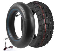 VOLOHAS Neumático sin cámara de 255 x 80 con tubo de doble resistencia para Kaabo Wolf Warrior X/MANTIS 10, accesorios de scooter eléctrico, neumáticos todoterreno a prueba de explosiones, ruedas de