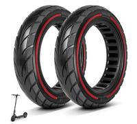 VOLOHAS Neumáticos sólidos de 10 x 2.125 pulgadas de 250 x 54 pulgadas para Xiaomi 4/4 Pro (gen1)/4Lite (gen2)/Ninebot F40D 2/D38D, neumáticos de goma completa, ruedas de repuesto antideslizantes a