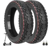 VOLOHAS - Neumáticos todo terreno de 10 pulgadas 10x2,30-6,5 sin cámara para NIU KQi2/KQi2 Pro, rueda delantera/trasera, resistente al desgaste, neumáticos de vacío de repuesto, auto-reparables, a