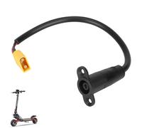 VOLOHAS Puerto de carga para scooter eléctrico Kukirin Puerto de carga para scooter eléctrico, cargador de batería de repuesto para scooter eléctrico Kukirin G2 Pro/G2 Max, accesorios de repuesto
