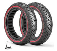VOLOHAS Ruedas de repuesto 60/65-6,9 neumáticos de goma maciza de 10 pulgadas (25,4 cm) neumáticos sólidos para Ninebot Max G2 G2D G2E G65 F3 F3 Pro patinete eléctrico trasero neumático de repuesto