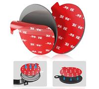 volport Adhesivo adhesivo muy fuerte, kit de repuesto de disco de montaje de almohadilla de salpicadero de 70 mm, calcomanías de doble cara para soporte de teléfono y parabrisas de coche, paquete de 2