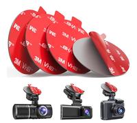 volport Almohadillas Adhesivas para Dash CAM Resistentes al Calor, Doble Cara, extrafuertes, Redondas, Cinta Adhesiva para Parabrisas, Nextbase, Garmin Dashcam, cámara, GPS, Soporte para