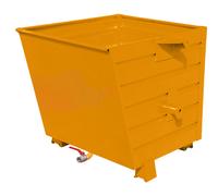 Volquete apilable para virutas BSS con inserto de tamiz de chapa eurokraft pro, capacidad 0,55 m³