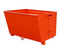 Volquete apilable para virutas BSS con inserto de tamiz de chapa eurokraft pro, capacidad 1,5 m³