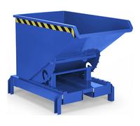 Volquete con mecanismo desenrollador de vuelco sobre listones para apiladora y apiladora de lanza capacidad 0,3 m³