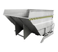 Volquete XXL con auxiliar de enderezamiento eurokraft pro, capacidad 4 m³, con marco superponible