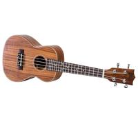 VOLT Milano - Ukelele tenor (cubierta laminada de acacia, diapasón: palisandro, acabado brillante, grosor de la manta, 660 mm, con botones de correa, incluye funda forrada)