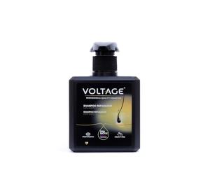 Voltage Cosmetics - Champú Reparador con Aceite de Marula - Tratamiento Intensivo para Cabello Seco y Dañado - 500 ml - Prebiotic Hair Technology - Profesional y Cruelty Free - Sin Sal ni Sulfatos