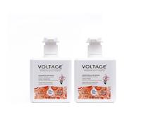 Voltage Cosmetics - Pack Método Curly - Champú y Mascarilla Pelo - 500 ml cada uno - Previene el Efecto "Build Up" y el Frizz - Rizos Definidos - Tratamiento Hidratante Cabello