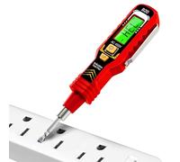 Voltage Detector Pen - 16.1x3.1x2.6CM Portable Voltage Tester Pen With LED Light | Multifunctional Circuit Breaker Finder And Measuring Meter | ABS Construction Designed