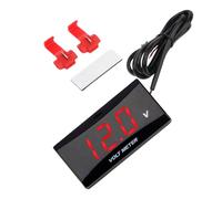 Voltage Meter, Electrical Tester with LCD Display Screen, Digital Battery Monitor and Voltage Indicator for Marine, Automotive, Motorcycle, RV, ATV, Truck, SUV, and Vehicle Dashboard Use