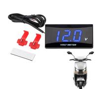 Voltage Meter, Electrical Tester with LCD Display Screen, Digital Battery Monitor and Voltage Indicator for Marine, Automotive, Motorcycle, RV, ATV, Truck, SUV, and Vehicle Dashboard Use