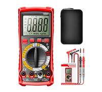 Voltage Tester, Battery Test, 7.28x3.3x1.61 Inches Accurate Current Readings Car Voltmeter Tool Multimeter Design, Electrical Meter for Vehicles, Auto, Trucks, Cars, Sedan, RV