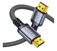 VoltCozy Certificado Cable HDMI 2.1 8K 3M 48Gbps UHD Alta Velocidad 8K@60Hz y 4K@120/144Hz eARC Dynamic HDR10 VRR/ALLM para Gaming HDCP 2.3 para PS5 Xbox Series X RTX 3080 TV Proyector y Monitor