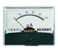 Voltcraft AM-60X46/100UA/MEDIDOR Analógico De Panel DC