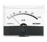 VOLTCRAFT AM-86X65/100MA AM-86X65/100MA AM-86X65/100MA AM-86X65/100mA - Medidor de montaje en bobina giratoria AM-86X65/100MA