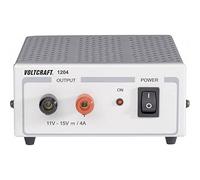 Voltcraft FSP 1204 - Fuente de alimentación de Laboratorio (tensión Fija, 11-15 V/CC, 4 A, 60 W, número de Salidas)