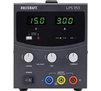 Voltcraft Labornetzger?t, Einstellbar Lps1153 0 - 15 V/dc 0 - 3 A 45 W Anzahl Ausg?nge 1 X (lps1153)